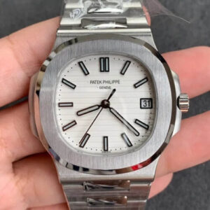 Replica Patek Philippe Nautilus 5711/1A-011 GR Factory White Dial watch