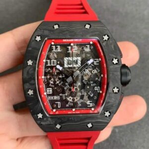 Replica Richard Mille RM-011 KV Factory V2 Black Forged Carbon Case watch
