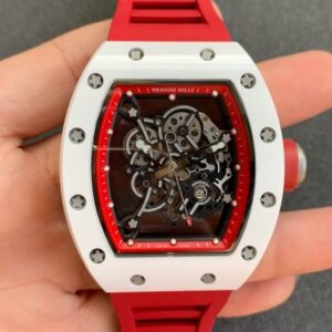 Replica Richard Mille RM055 KV Factory V2 Ceramic Skeleton Dial watch