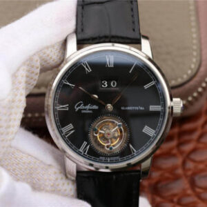 Replica Glashutte Senator Tourbillon 1-94-03-04-04-04 R8 Factory V3 Dark Grey Dial watch