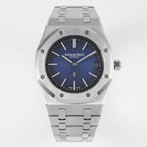 Replica Audemars Piguet Royal Oak 15202IP.OO.1240IP.01 KZ Factory Smoky Blue Dial watch