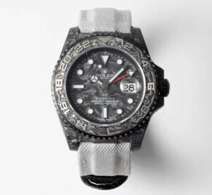 Replica Rolex GMT-MASTER II Diw Carbon Fiber Fabric Strap watch