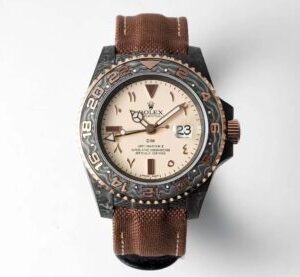 Replica Rolex GMT-MASTER II Diw rown Fabric Strap watch