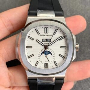 Replica Patek Philippe Nautilus 5726 GR Factory V2 Black Rubber Strap watch