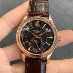 Replica Patek Philippe Complications 5205R-010 GR Factory Black Dial watch