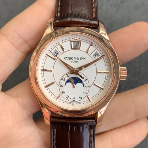 Replica Patek Philippe Complications 5205R-001 GR Factory Rose Gold watch