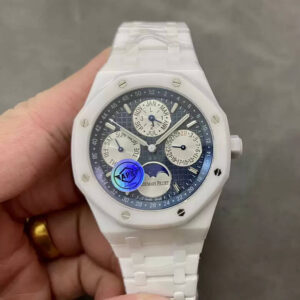 Replica Audemars Piguet Royal Oak 26579CB.OO.1225CB.01 APS Factory V3 White Ceramic watch