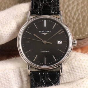 Replica Longines Presence L4.921.4.52.2 KY Factory Black Dial watch