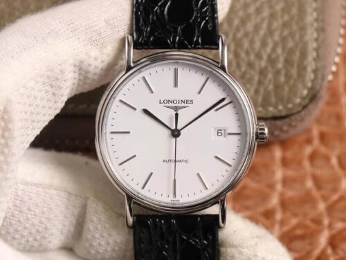 Replica Longines Presence L4.790.4.12.2 KY Factory White Dial watch
