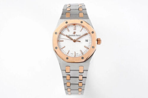 Replica Audemars Piguet Royal Oak 77350SR.OO.1261SR.01 8F Factory Rose Gold Bezel watch