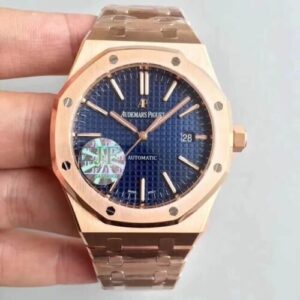 Replica Audemars Piguet Royal Oak 15400OR.OO.1220OR.03 JF Factory Rose Gold watch