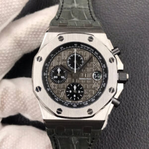 Replica Audemars Piguet Royal Oak Offshore 26470ST.OO.A104CR.01 JF Factory Dark Grey Dial watch