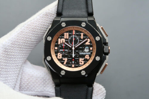 Replica Audemars Piguet Royal Oak Offshore 26378IO.OO.A001KE.01 JF Factory V2 Black Dial watch