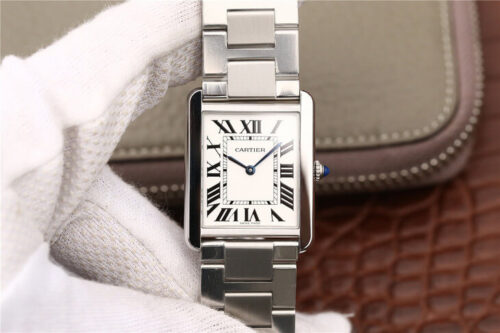 Replica Cartier Tank W5200013 K11 Factory Stainless Steel watch