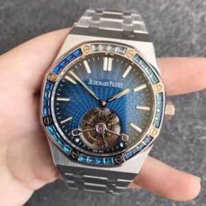 Replica Audemars Piguet Royal Oak Tourbillon 26521PT.YY.1220PT.01 R8 Factory Diamond Bezel watch