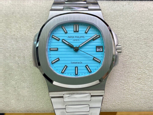 Replica Patek Philippe Nautilus 5711/1A-018 170th Anniversary PPF Factory Tiffany Blue Dial watch