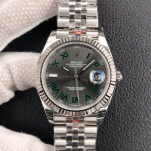 Replica Rolex Datejust M126334-0022 EW Factory Dark Grey Gial - AR Replica Watches