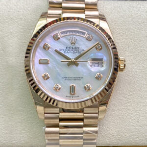 Replica Rolex Day Date M128235-0029 EW Factory Rose Gold - AR Replica Watches
