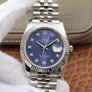 Replica Rolex Datejust M126234-0037 GM Factory Diamond-set Blue Dial watch