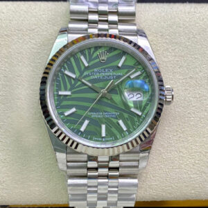Replica Rolex Datejust M126234-0047 EW Factory Olive Green Dial watch