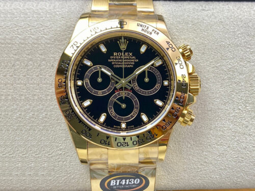 Replica Rolex Daytona M116508-0004 BT Factory Gold Dial Watch