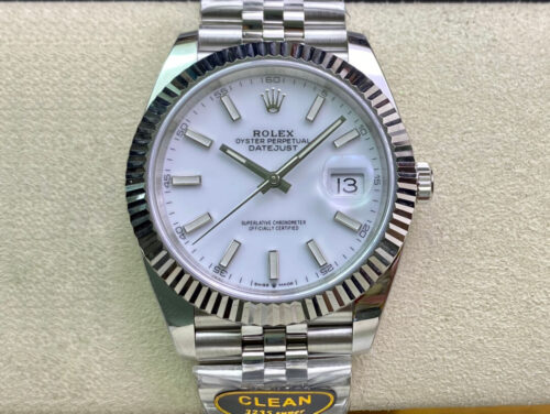 Replica Rolex Datejust M126334-0010 Clean Factory Stainless Steel Case Watch