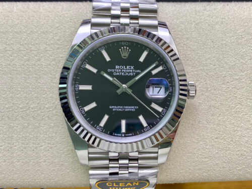 Replica Rolex Datejust M126334-0018 Clean Factory Stainless Steel Strap Watch