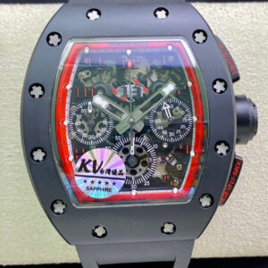 Replica Richard Mille RM011 KV Factory Carbon Fiber Shell watch