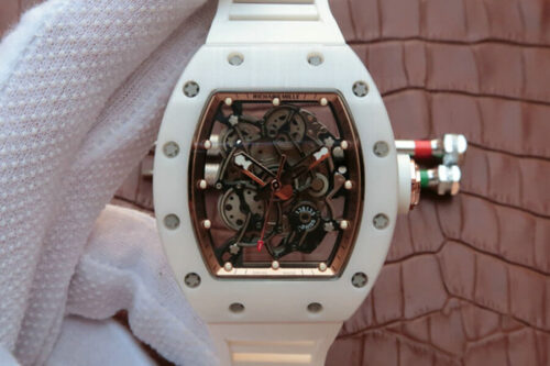 Replica Richard Mille RM055 KV Factory Carbon Fiber Case watch