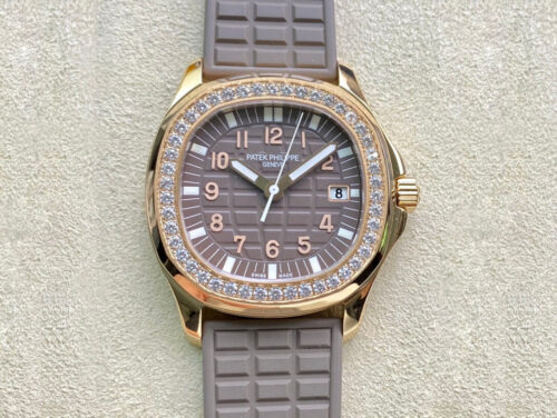 Replica Patek Philippe Aquanaut 5067A Quartz Movement PPF Factory Rubber Strap watch
