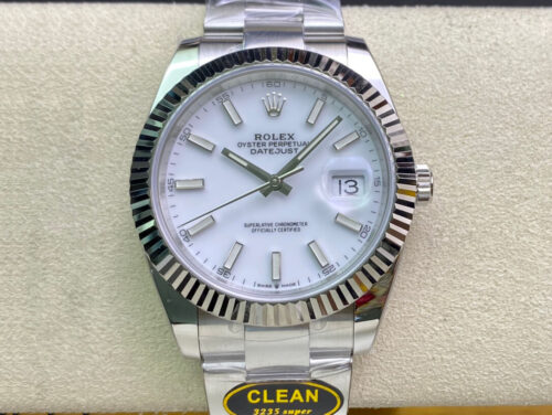 Replica Rolex Datejust M126334-0009 Clean Factory Stainless Steel Strap Watch