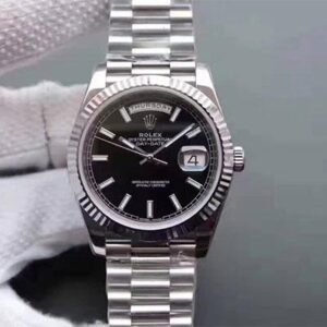 Replica Rolex Day-Date 118239 EW Factory Men Watches Stainless Steel Strap Watch