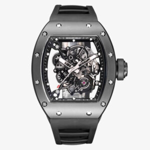 Replica Richard Mille RM-055 BBR Factory Black Rubber Strap Watch