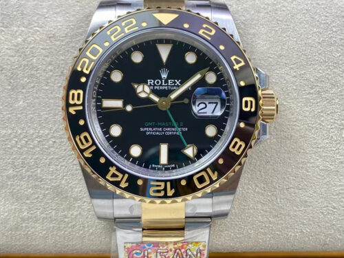 Replica Rolex GMT Master II 116713-LN-78203 Clean Factory Blue Bezel Watch