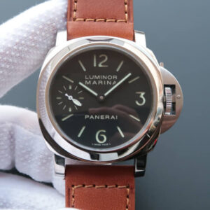 Replica Panerai Luminor PAM 00111 VS Factory Brown Strap Watch