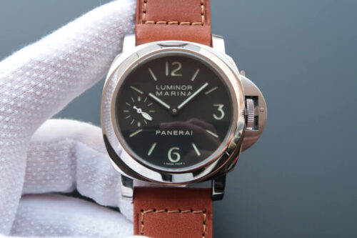Replica Panerai Luminor PAM 00111 VS Factory Brown Strap Watch