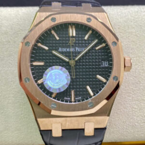 Replica Audemars Piguet Royal Oak 15500OR.OO.D002CR.01 APS Factory Black Strap Watch