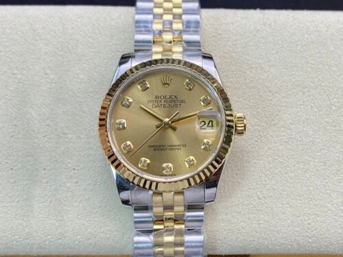 Replica Rolex Datejust M278273-0026 31MM EW Factory Stainless Steel Strap Watch
