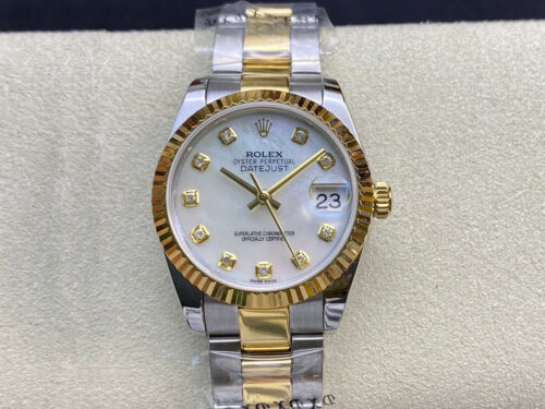 Replica Rolex Datejust M278273-0027 31MM EW Factory Stainless Steel Strap Watch
