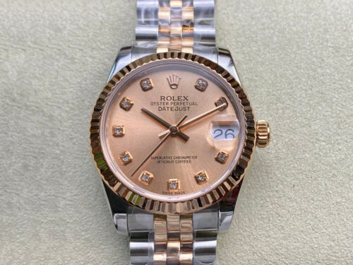 Replica Rolex Datejust M278271-0024 31MM EW Factory Stainless Steel Strap Watch