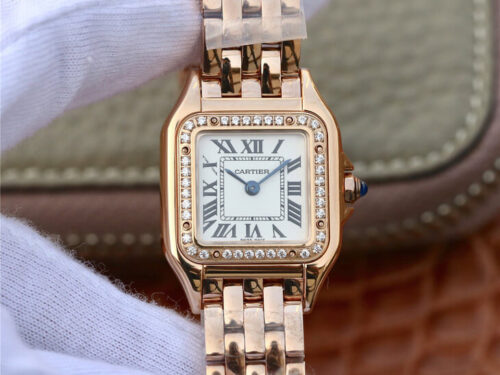 Replica Panthere De Cartier WJPN0008 8848 Factory Diamond-Set Bezel Watch