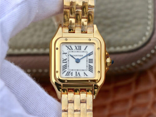 Replica Panthere De Cartier WGPN0008 8848 Factory Gold Case Watch