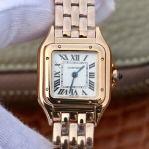 Replica Panthere De Cartier WGPN0006 8848 Factory Stainless Steel Strap Watch