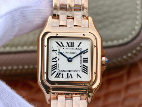 Replica Panthere De Cartier WGPN0007 27MM 8848 Factory Gold Case Watch