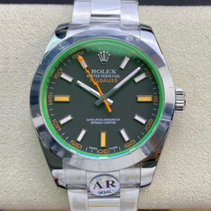 Replica Rolex Milgauss 116400GV AR Factory Black Dial Watch