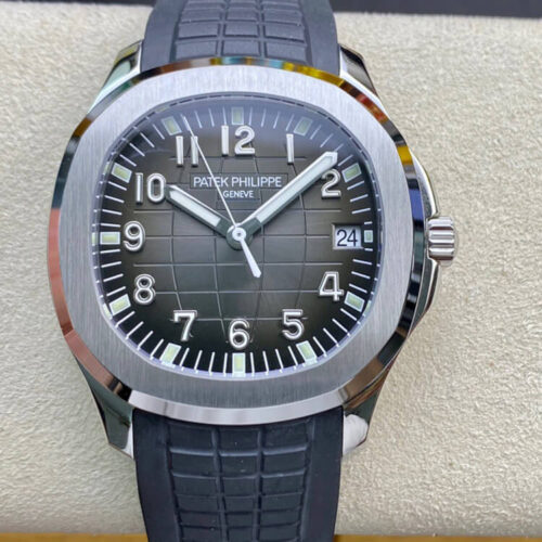 Replica Patek Philippe Aquanaut 5167A-001 3K Factory Rubber Strap Watch