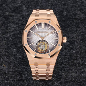 Replica Audemars Piguet Royal Oak Tourbillon 26530OR.OO.1220OR.01 R8 Factory Gold Strap Watch