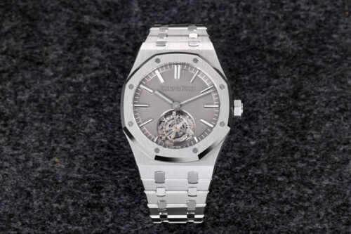 Replica Audemars Piguet Royal Oak Tourbillon 26530TI.OO.1220TI.01 R8 Factory Titanium Case Watch