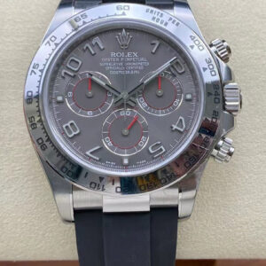 Replica Rolex Cosmograph Daytona 116519-0104 Clean Factory Black Rubber Strap Watch