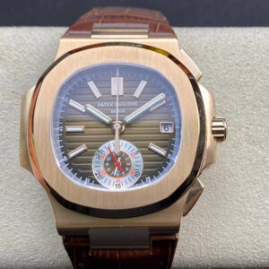 Replica Patek Philippe Nautilus 5980R-001 3K Factory Brown Dial Watch
